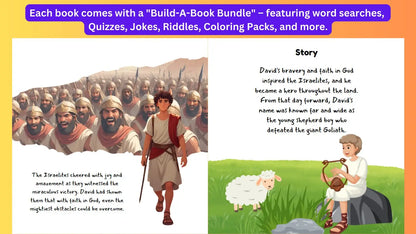 Bible Tales for Young Hearts: 700 Bible Stories | eBooks featuring New & Old Testament Bible Tales | 196 Bible Stories Coloring Pages | With Resale Rights