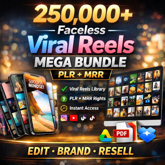 250,000+ Video Reels Mega Bundle | Perfect for TikTok, Instagram & YouTube Shorts