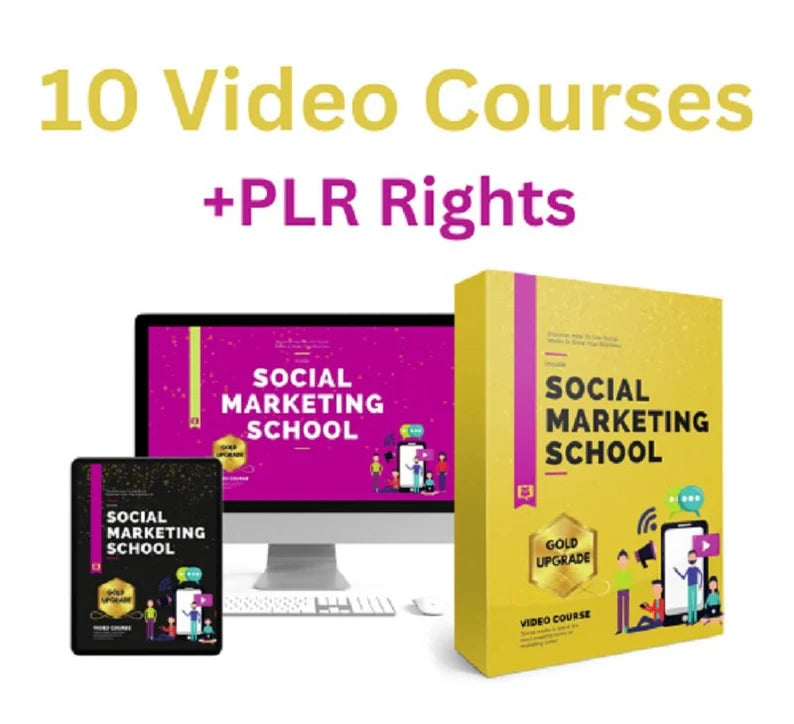 10 Business & Marketing PLR/MRR Video Courses