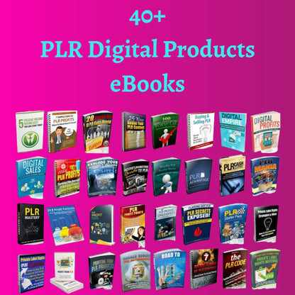 Learn How to Resell Digital PLR & MRR Products | Reseller Super Pack | eBooks | Audio Courses