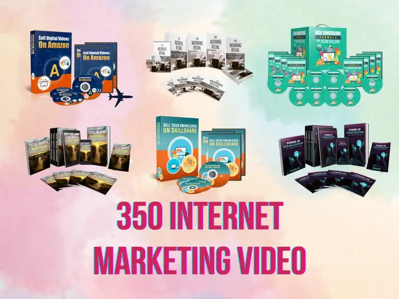350 PLR Marketing Courses W/ Unrestricted Resell Rights