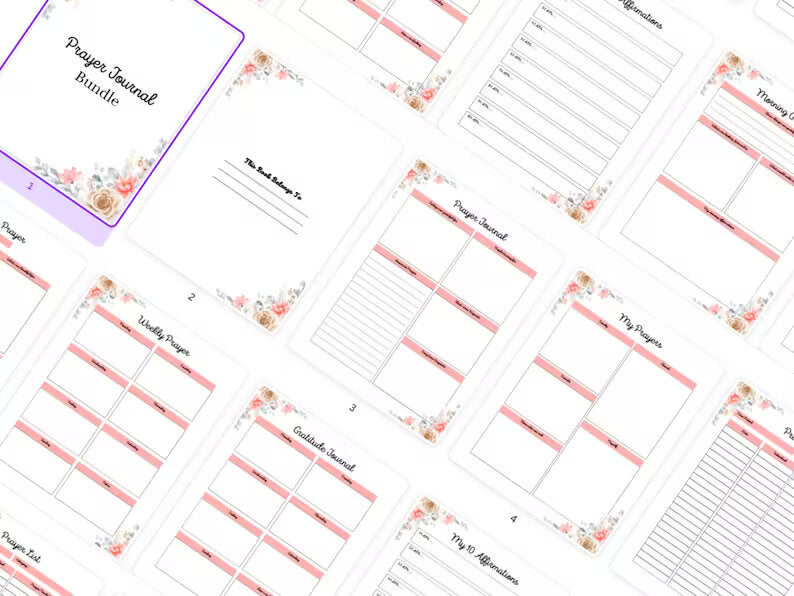 850 Pages Mega PLR Planners/Journals/Templates Bundle - Master RESELL Rights, Planners (Editable & Printable)