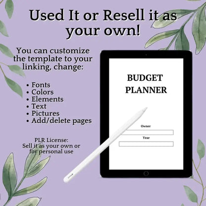 2500+ Pages of Premium PLR Planners, Digital Templates, Journals, Templates & Trackers!! | Resell Rights License Included