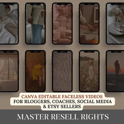 1200+ Faceless Marketing Videos | Master Resell Rights | MRR Faceless Instagram Reels |  PLR Digital Products & Faceless Marketing Guide