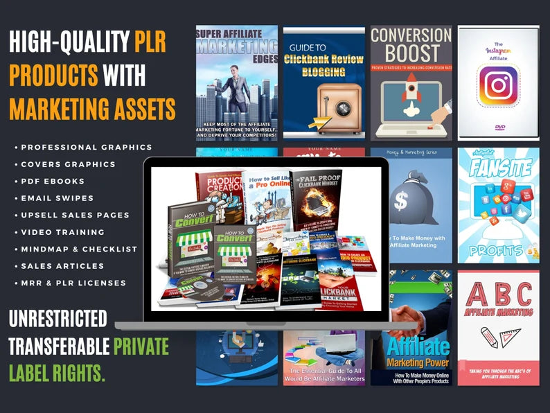 70,000 PLR Library with Resell Rights  | New Edition | Instant Access & 100% Profits