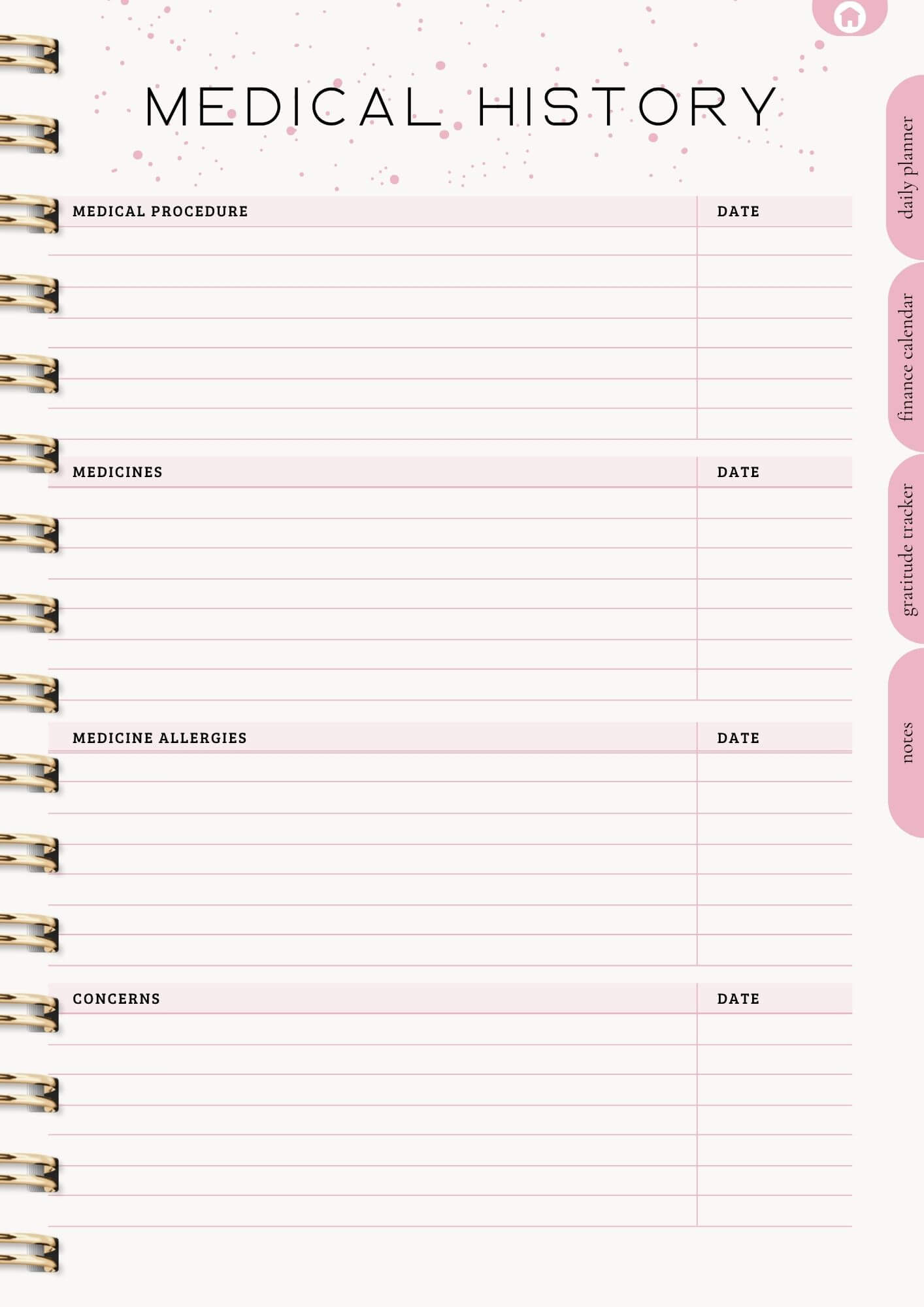 That Girl Planner: Digital & Printable Planner | Variety Of Planners & Trackers (With Resell Rights)