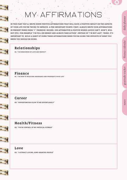 That Girl Planner: Digital & Printable Planner | Variety Of Planners & Trackers (With Resell Rights)