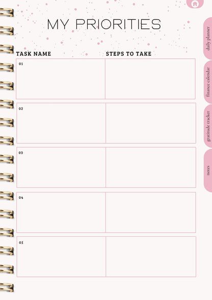 That Girl Planner: Digital & Printable Planner | Variety Of Planners & Trackers (With Resell Rights)