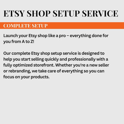 Etsy Digital Store Setup (Preloaded With 5 Best-Selling Digital Products)