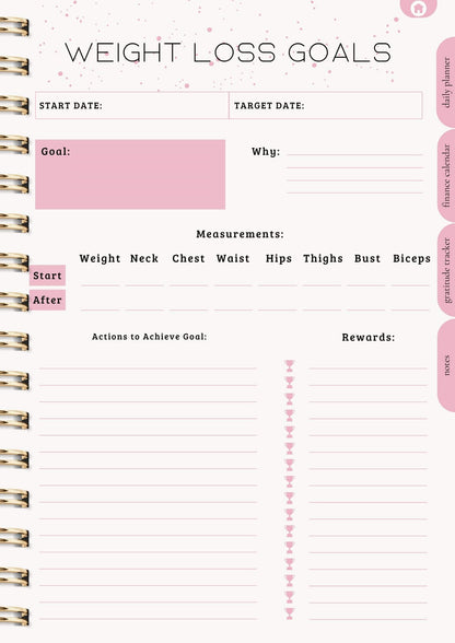 That Girl Planner: Digital & Printable Planner | Variety Of Planners & Trackers (With Resell Rights)