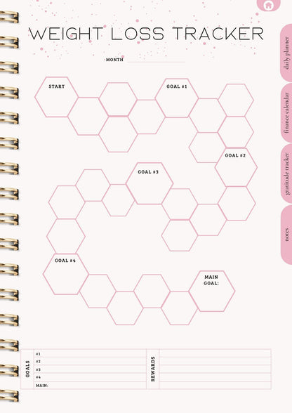 That Girl Planner: Digital & Printable Planner | Variety Of Planners & Trackers (With Resell Rights)