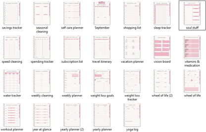 That Girl Planner: Digital & Printable Planner | Variety Of Planners & Trackers (With Resell Rights)