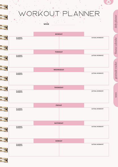 That Girl Planner: Digital & Printable Planner | Variety Of Planners & Trackers (With Resell Rights)